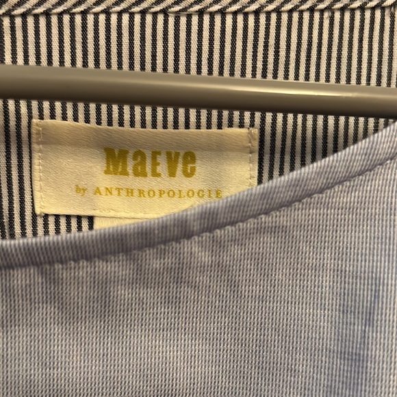 Maeve by Anthropologie size Medium chambray long sleeve shirt - Picture 1 of 3